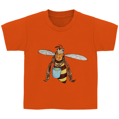 Kinder Basic T-Shirt Krabbelcrew Fleißige Biene