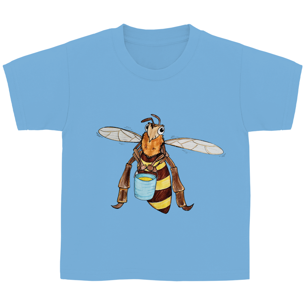 Kinder Basic T-Shirt Krabbelcrew Fleißige Biene