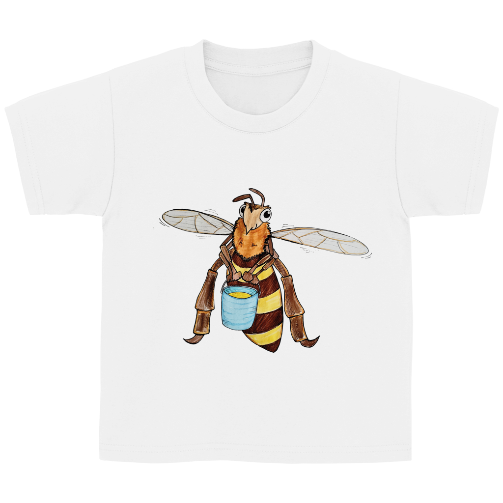 Kinder Basic T-Shirt Krabbelcrew Fleißige Biene