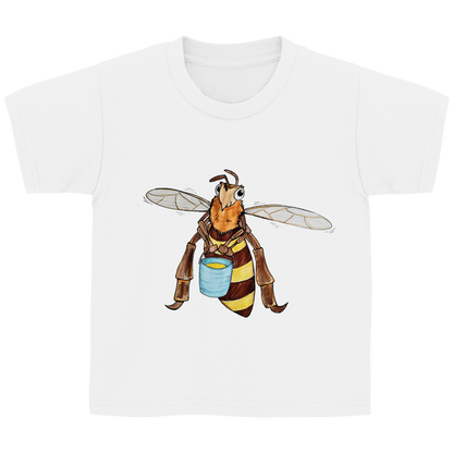 Kinder Basic T-Shirt Krabbelcrew Fleißige Biene