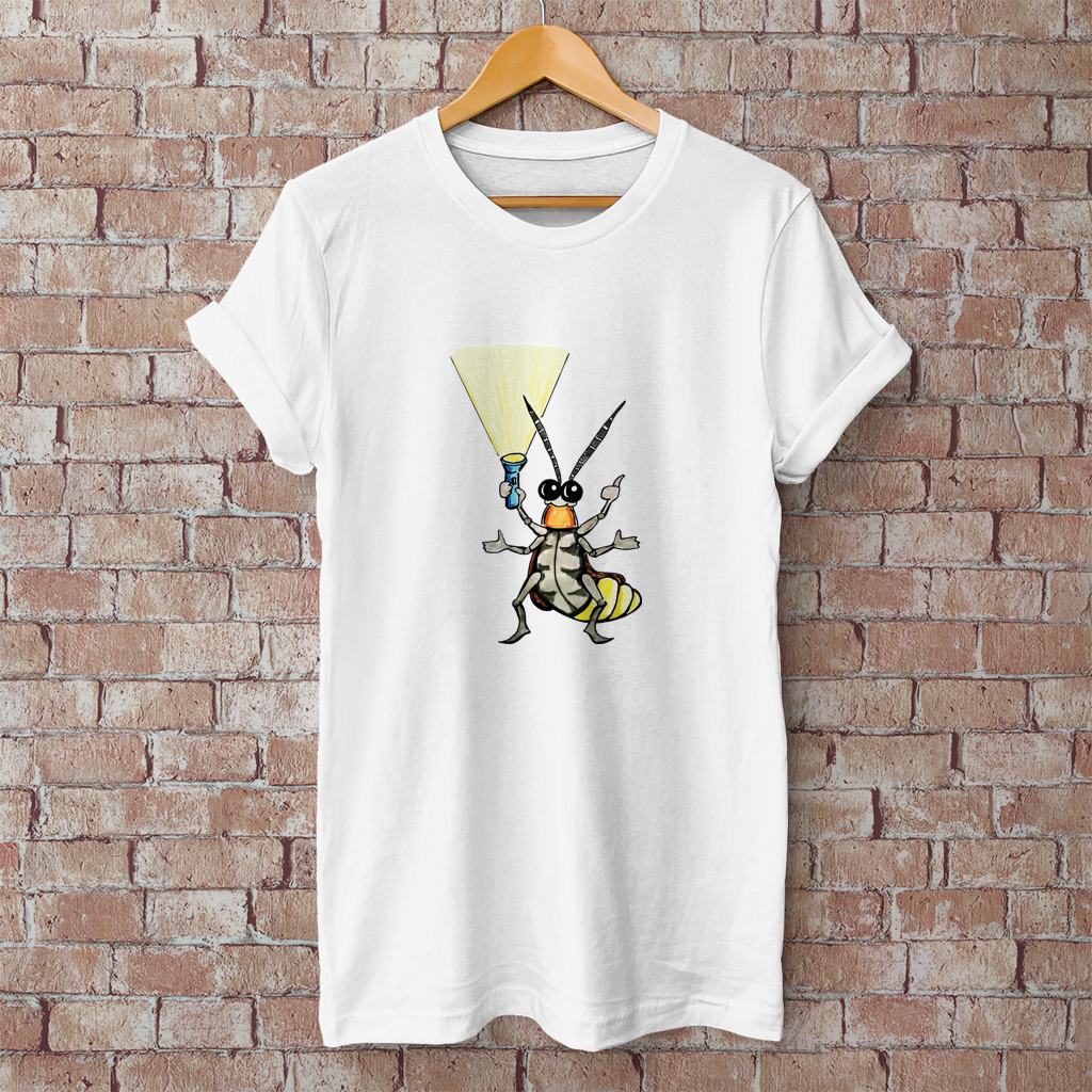 Herren T-Shirt Krabbelcrew Gerti Glühwürmchen