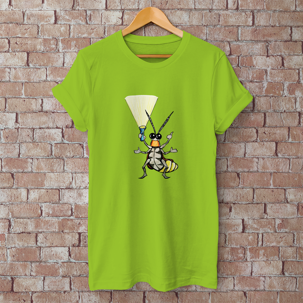 Herren T-Shirt Krabbelcrew Gerti Glühwürmchen