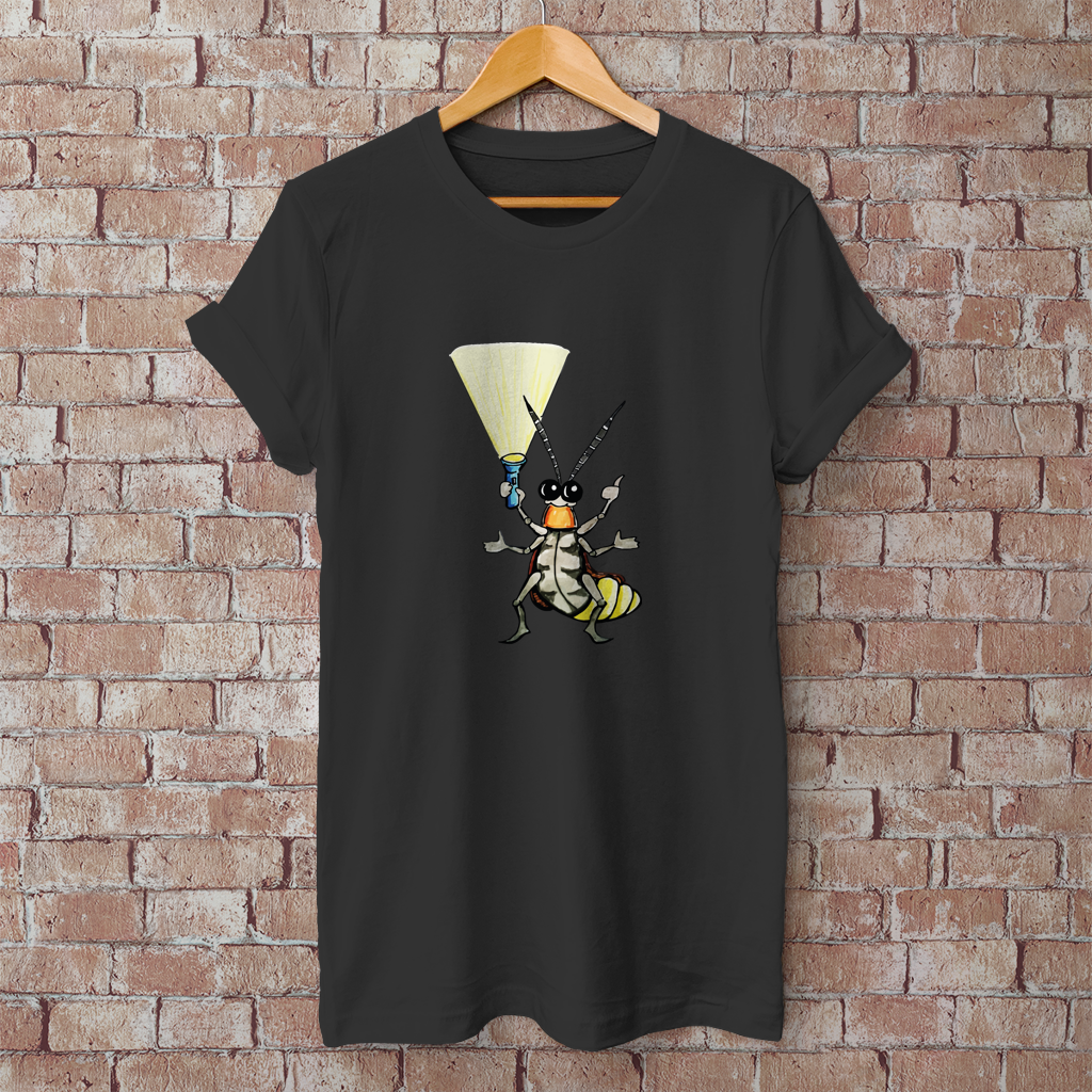 Herren T-Shirt Krabbelcrew Gerti Glühwürmchen