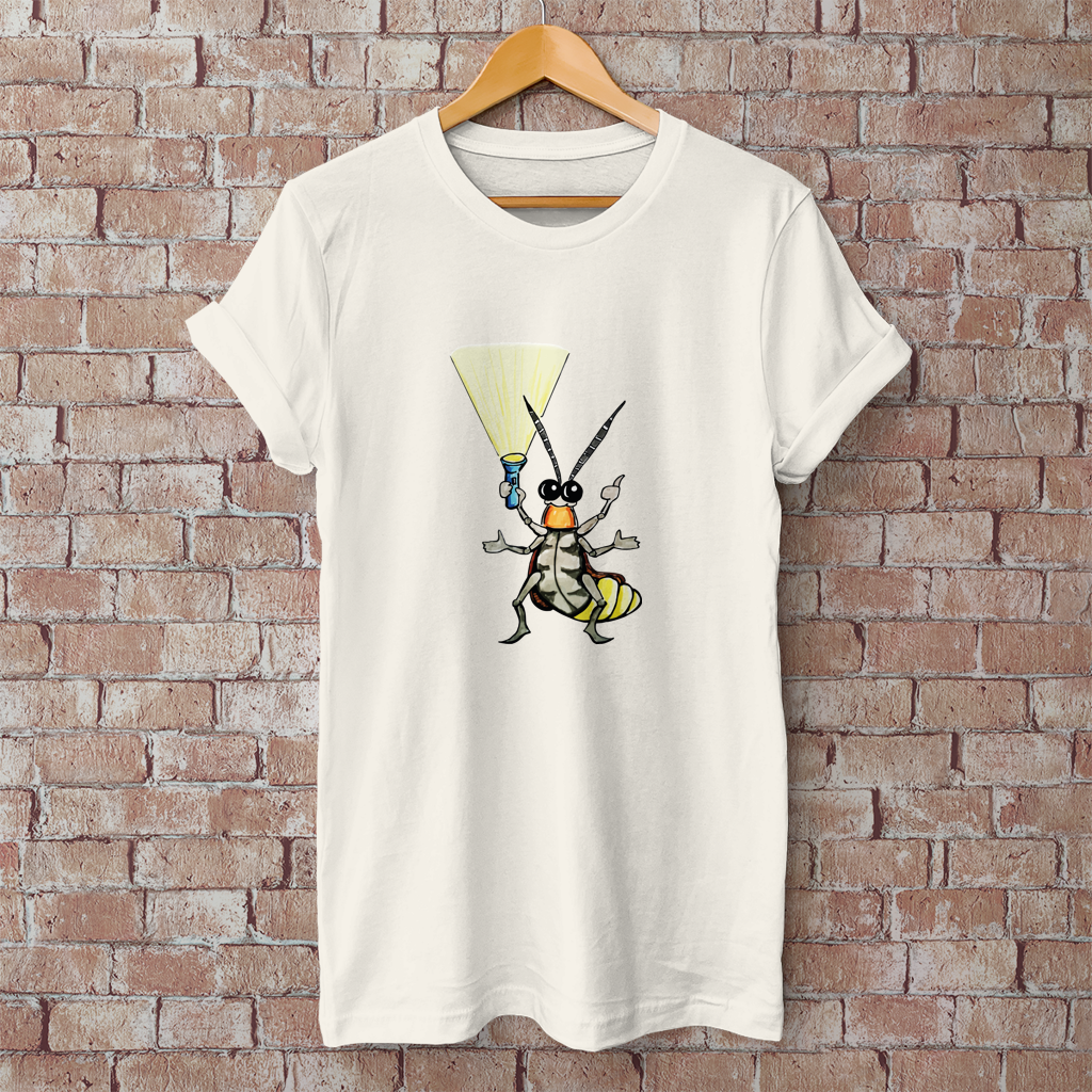 Herren T-Shirt Krabbelcrew Gerti Glühwürmchen