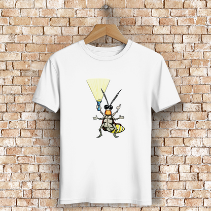 Herren Premium Bio T-Shirt Krabbelcrew Gerti Glühwürmchen