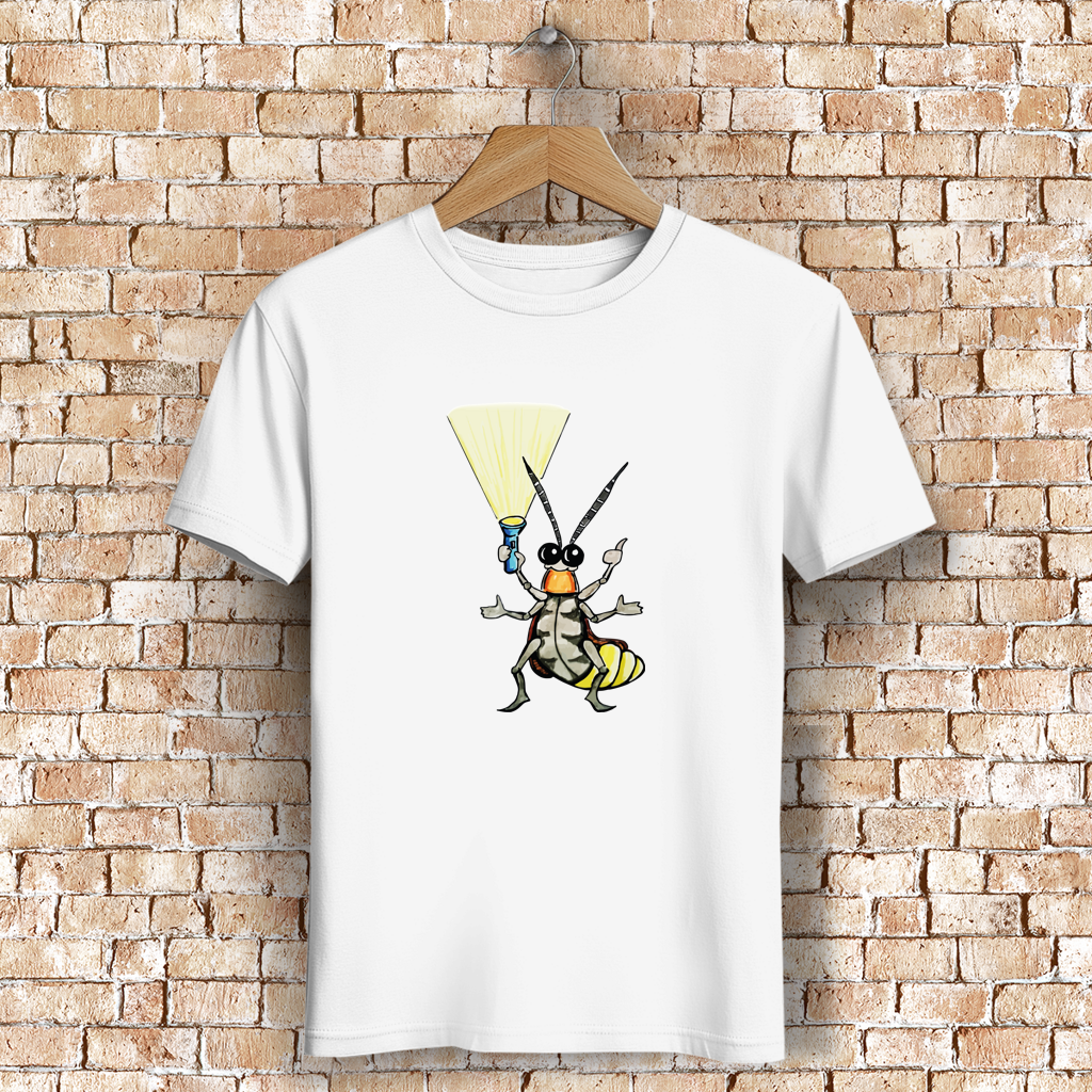 Herren Premium Bio T-Shirt Krabbelcrew Gerti Glühwürmchen