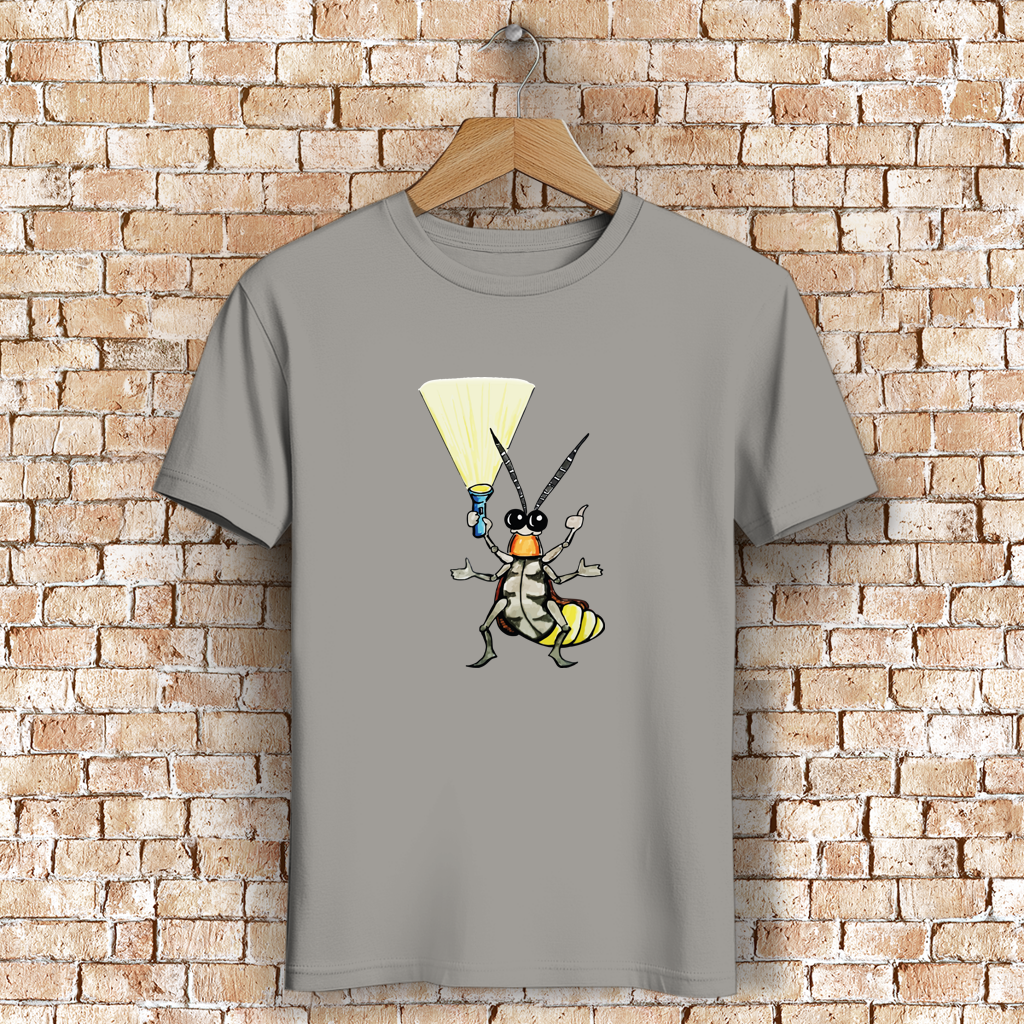 Herren Premium Bio T-Shirt Krabbelcrew Gerti Glühwürmchen