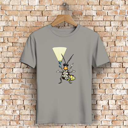 Herren Premium Bio T-Shirt Krabbelcrew Gerti Glühwürmchen