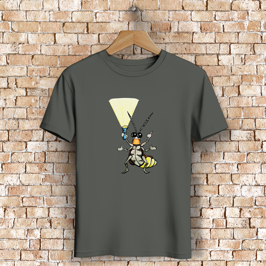 Herren Premium Bio T-Shirt Krabbelcrew Gerti Glühwürmchen