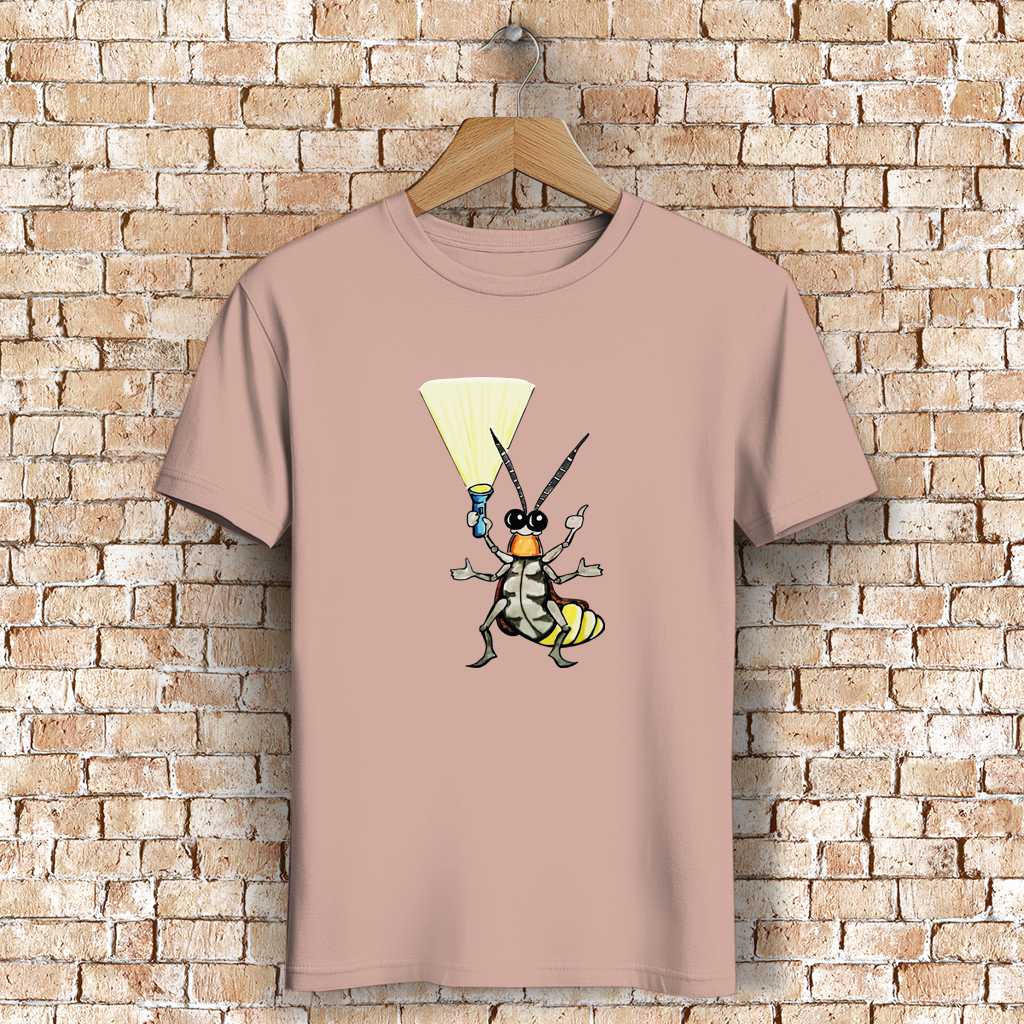 Herren Premium Bio T-Shirt Krabbelcrew Gerti Glühwürmchen