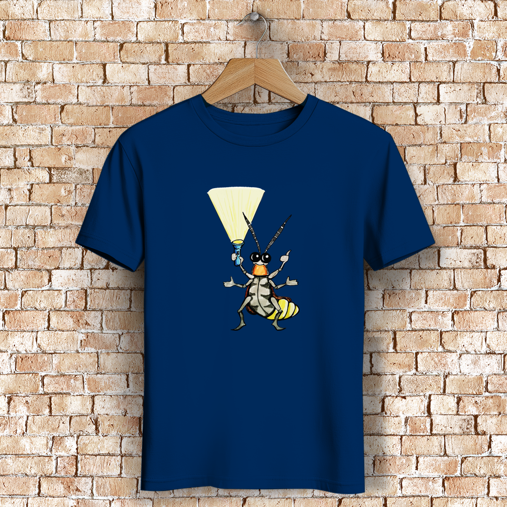 Herren Premium Bio T-Shirt Krabbelcrew Gerti Glühwürmchen