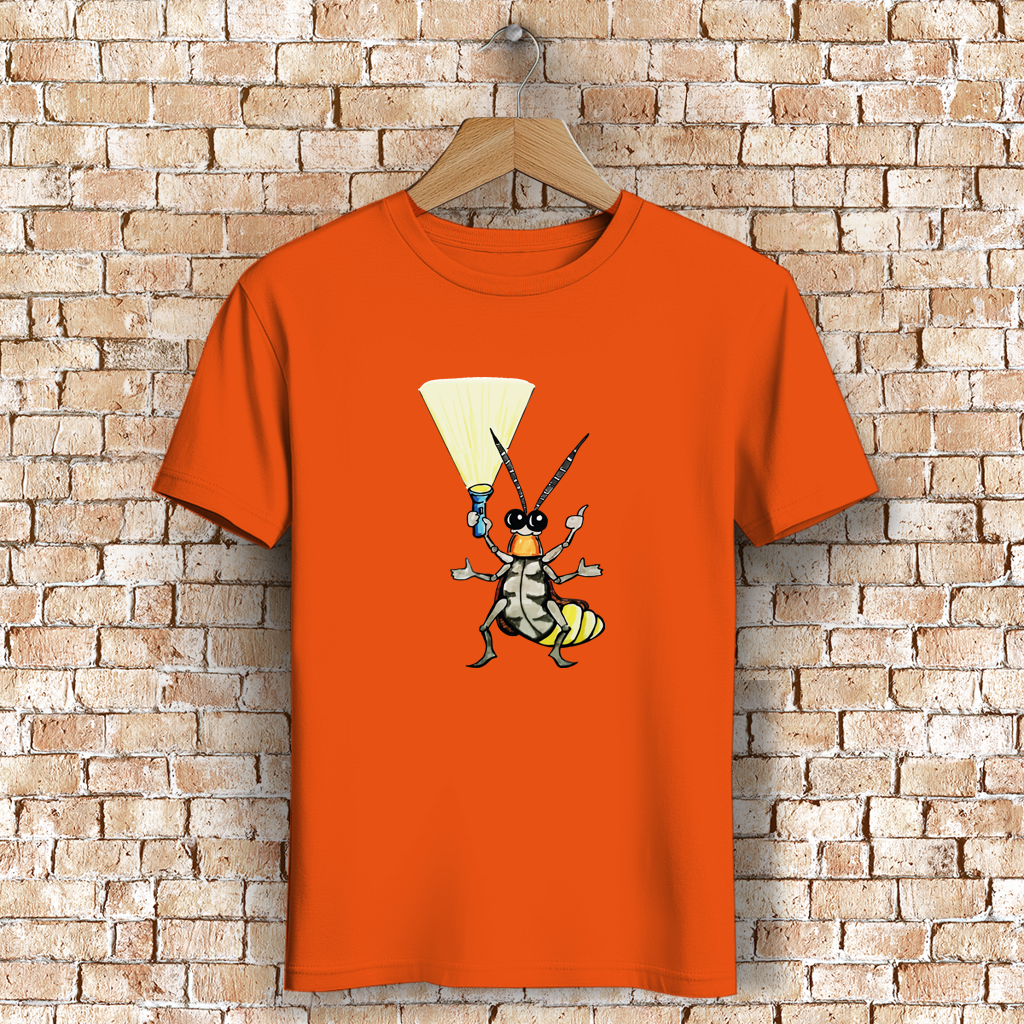 Herren Premium Bio T-Shirt Krabbelcrew Gerti Glühwürmchen