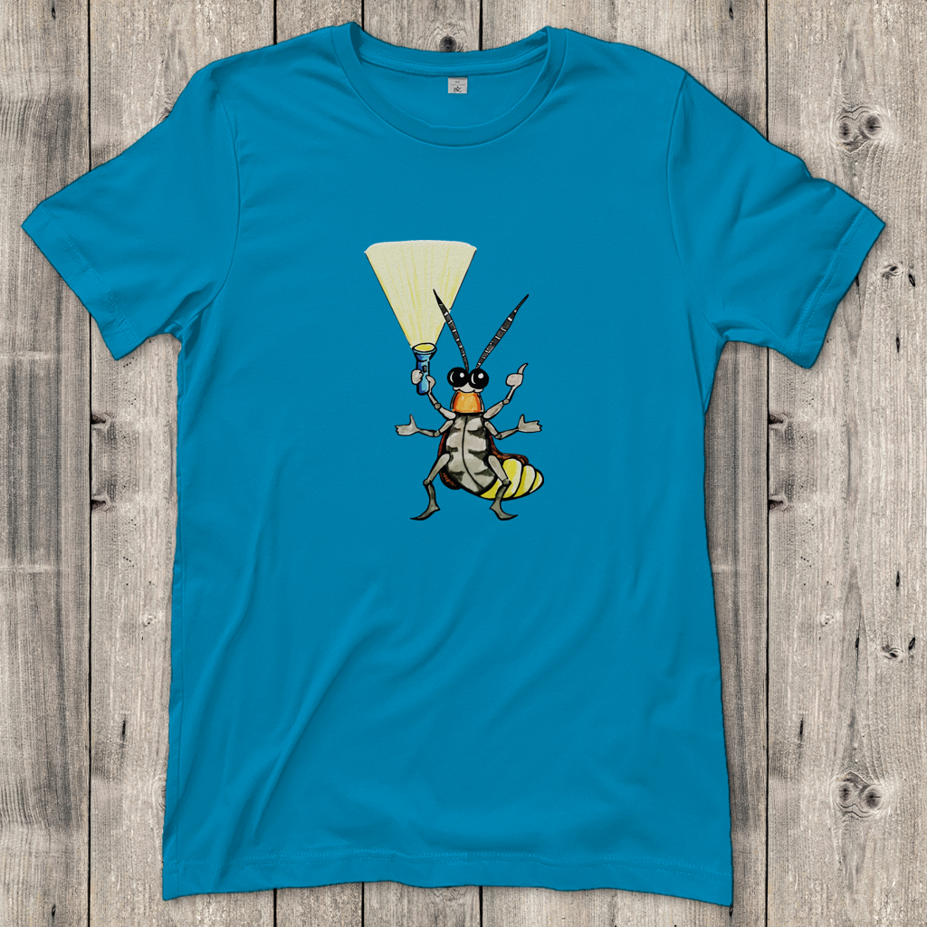 Damen T-Shirt Krabbelcrew Gerti Glühwürmchen