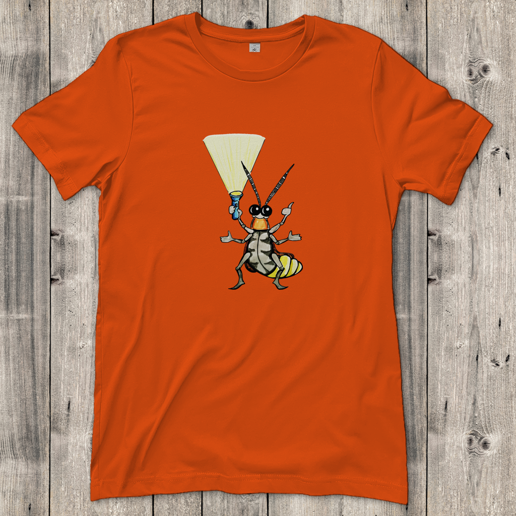 Damen T-Shirt Krabbelcrew Gerti Glühwürmchen