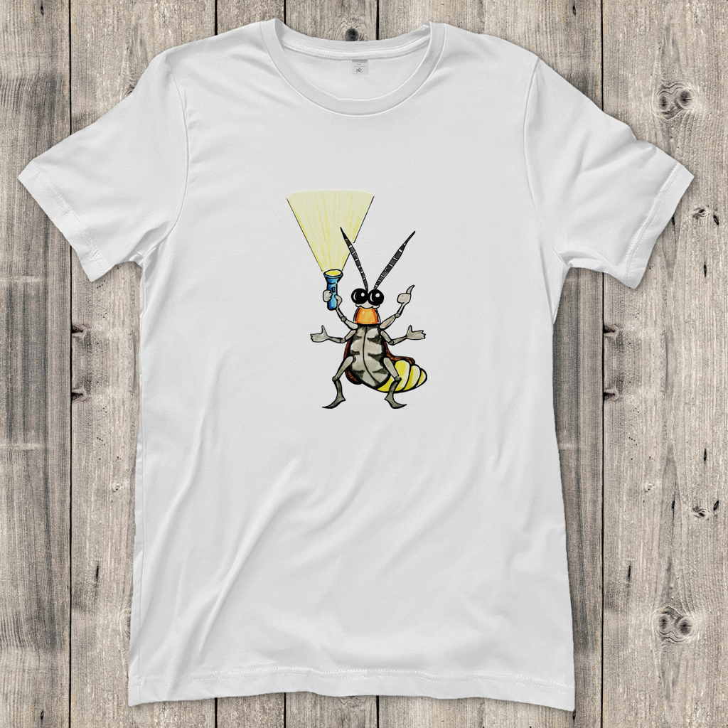 Damen T-Shirt Krabbelcrew Gerti Glühwürmchen