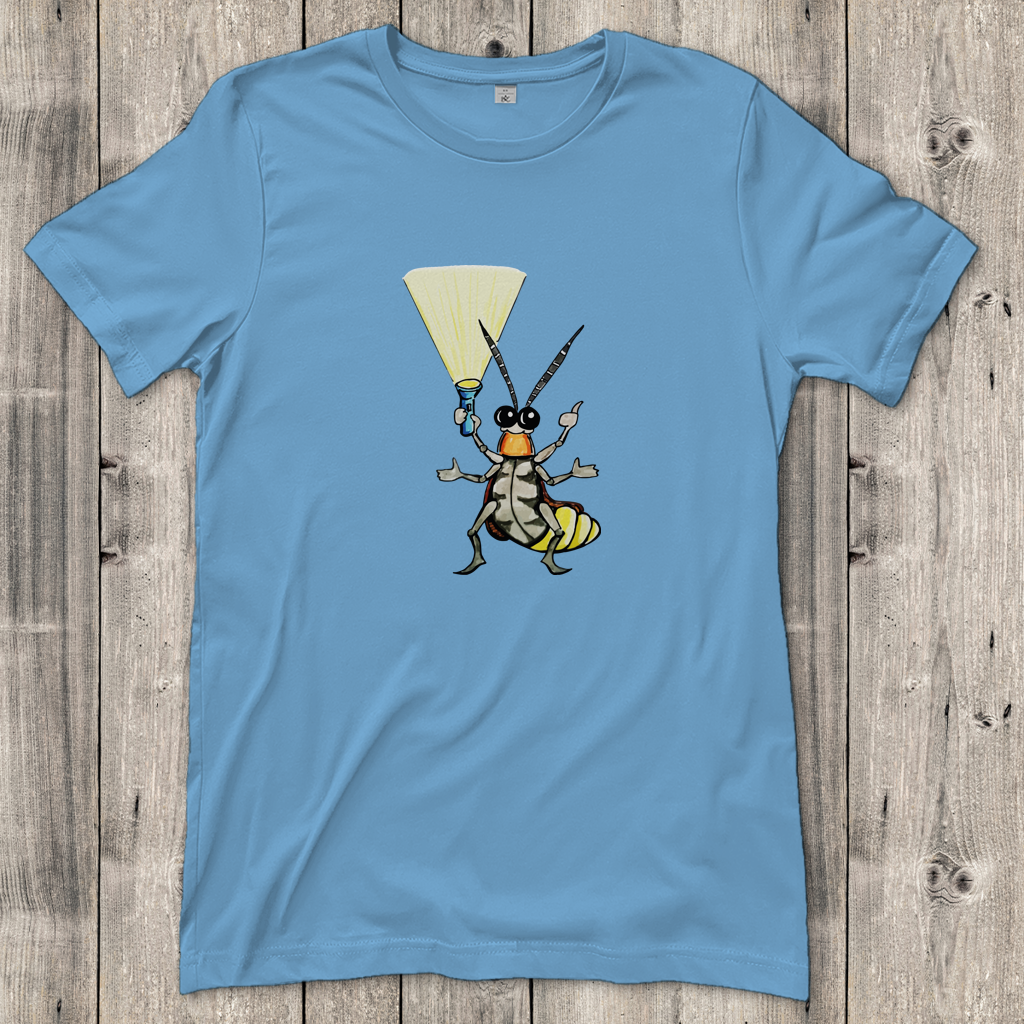 Damen T-Shirt Krabbelcrew Gerti Glühwürmchen