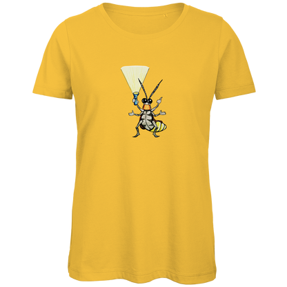Damen Premium Bio T-Shirt Krabbelcrew Gerti Glühwürmchen