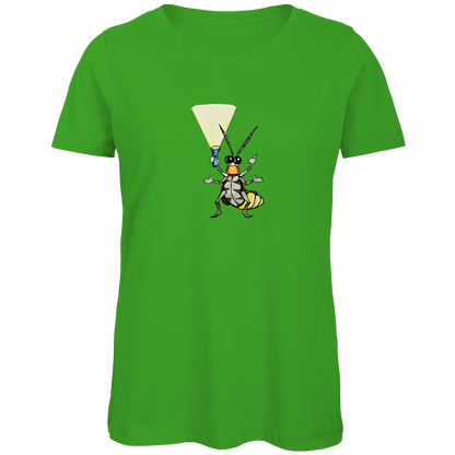 Damen Premium Bio T-Shirt Krabbelcrew Gerti Glühwürmchen