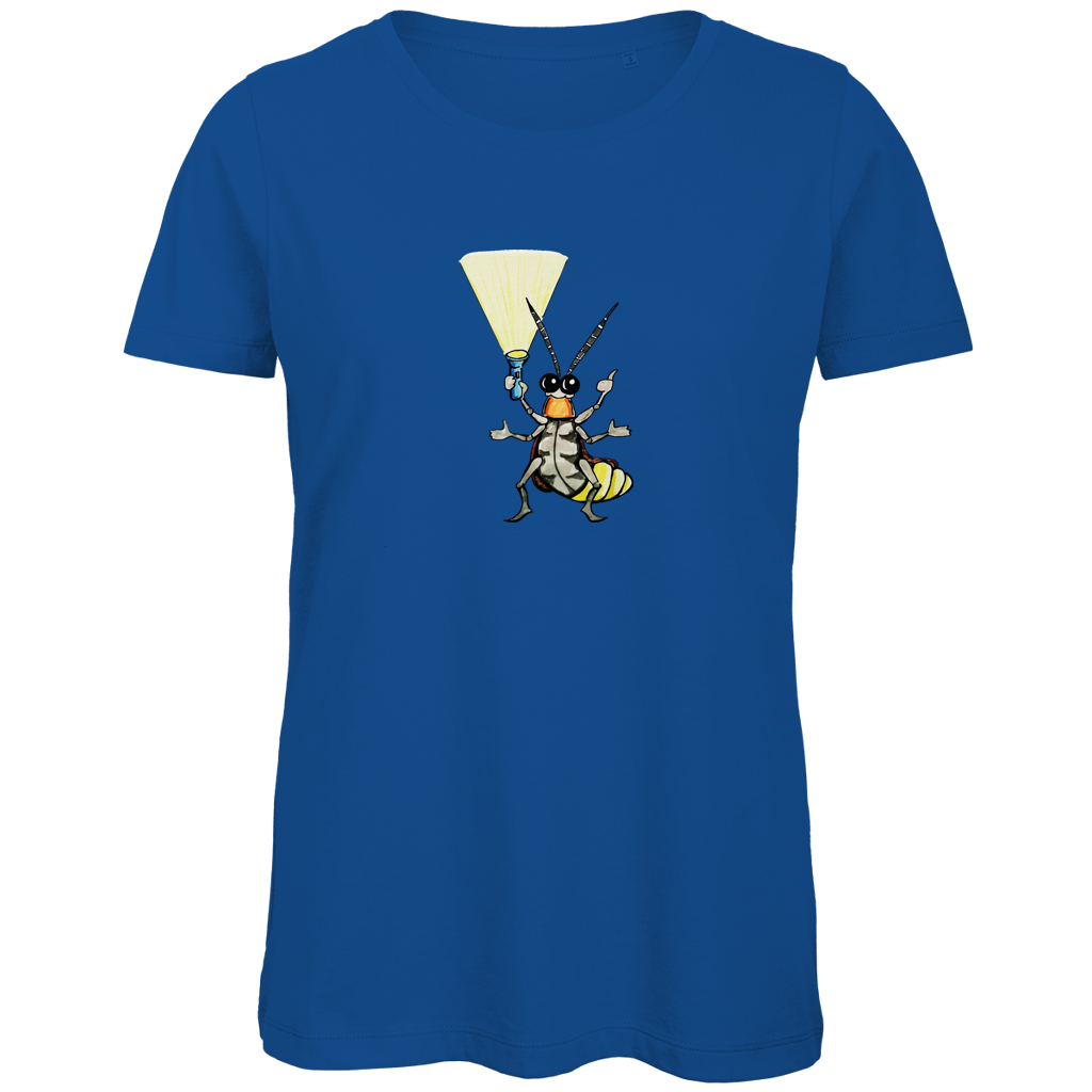 Damen Premium Bio T-Shirt Krabbelcrew Gerti Glühwürmchen