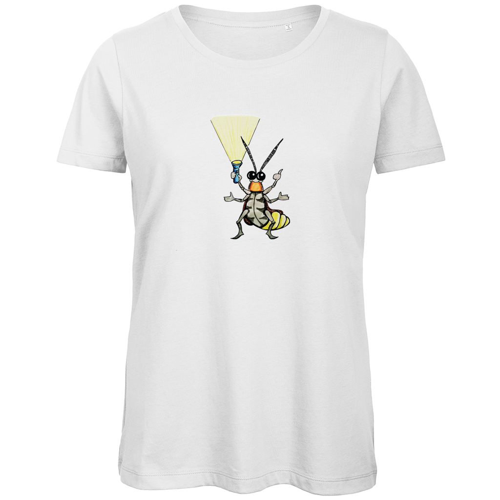 Damen Premium Bio T-Shirt Krabbelcrew Gerti Glühwürmchen