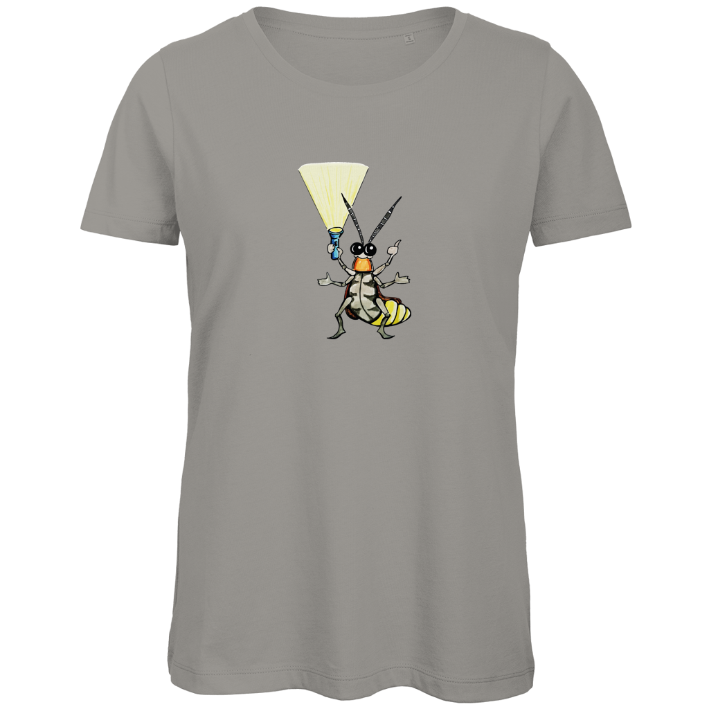 Damen Premium Bio T-Shirt Krabbelcrew Gerti Glühwürmchen
