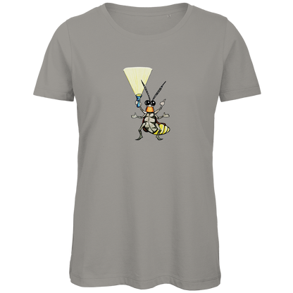Damen Premium Bio T-Shirt Krabbelcrew Gerti Glühwürmchen