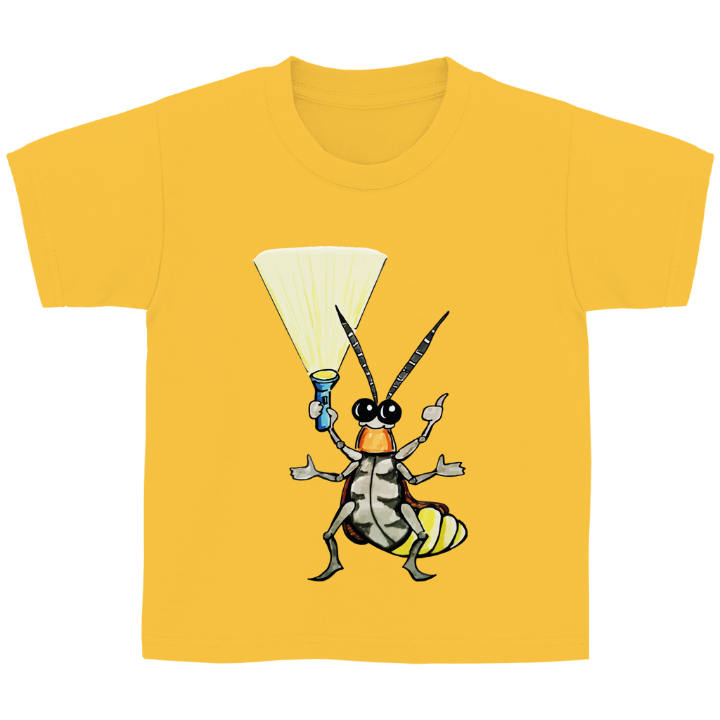 Kinder Basic T-Shirt Krabbelcrew Gerti Glühwürmchen
