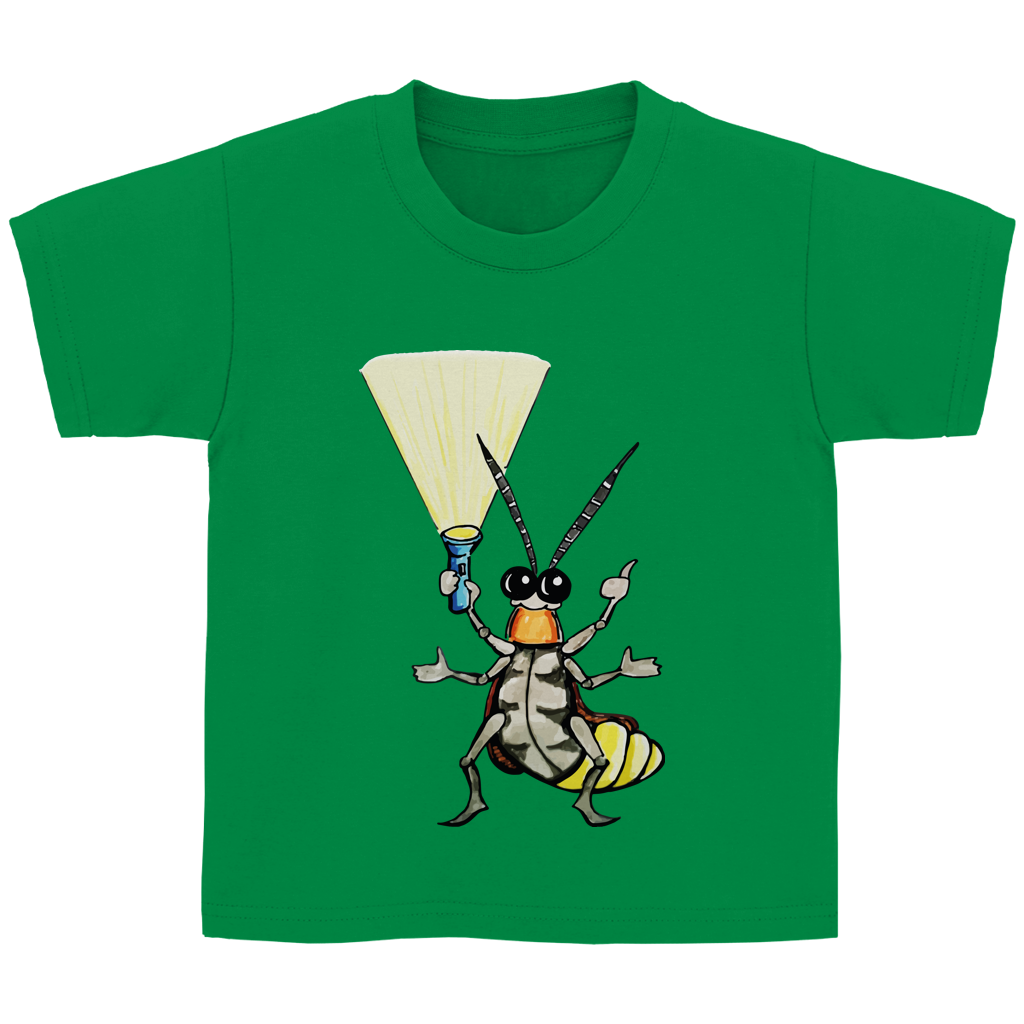 Kinder Basic T-Shirt Krabbelcrew Gerti Glühwürmchen