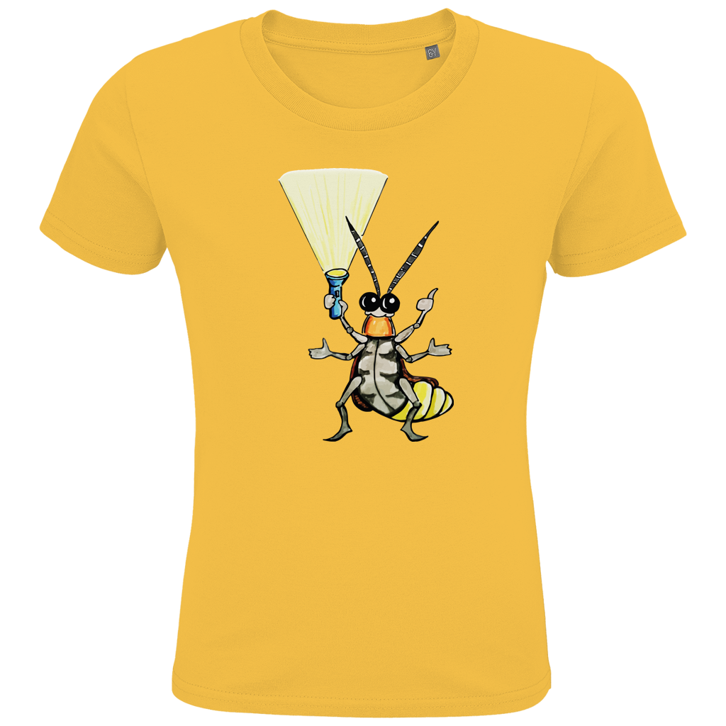 Kids Premium Bio T-Shirt Krabbelcrew Gerti Glühwürmchen