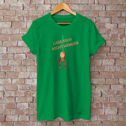 Herren T-Shirt Krabbelcrew Hausspinne - Lass dich nicht Hängen