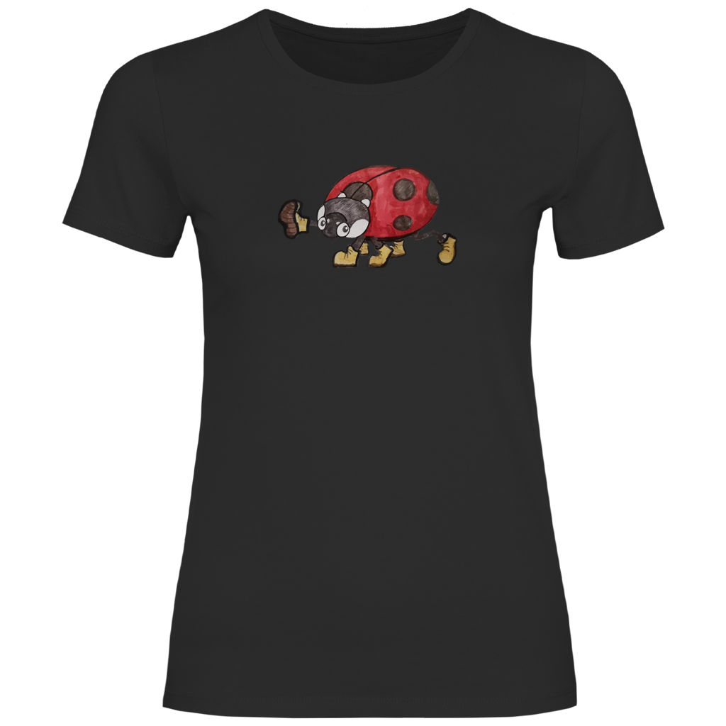 Damen T-Shirt Krabbelcrew - Der Marschierkäfer