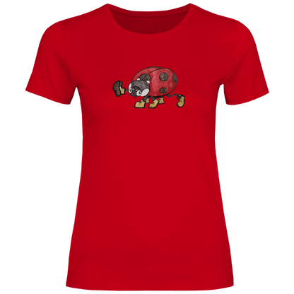 Damen T-Shirt Krabbelcrew - Der Marschierkäfer