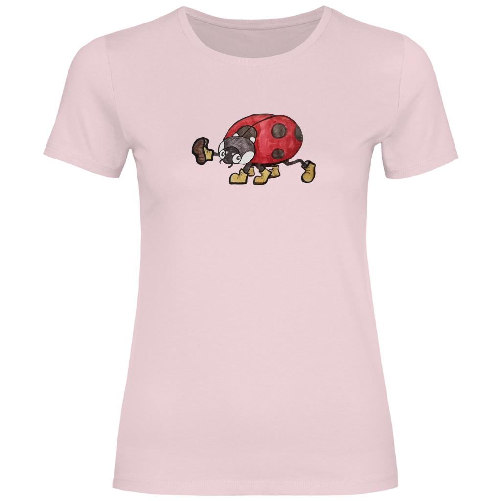 Damen T-Shirt Krabbelcrew - Der Marschierkäfer