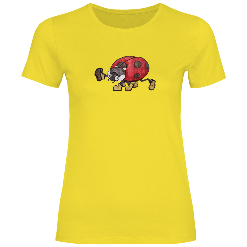 Damen T-Shirt Krabbelcrew - Der Marschierkäfer