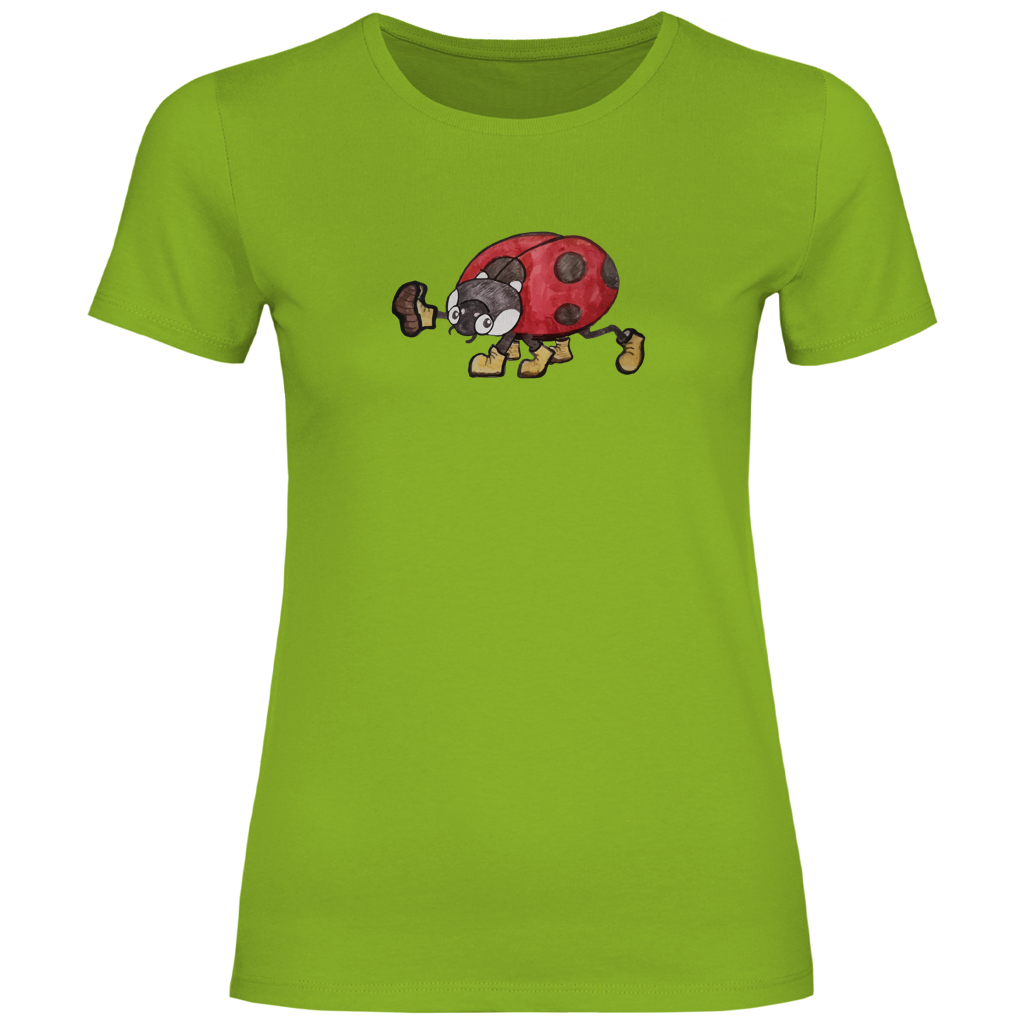 Damen T-Shirt Krabbelcrew - Der Marschierkäfer