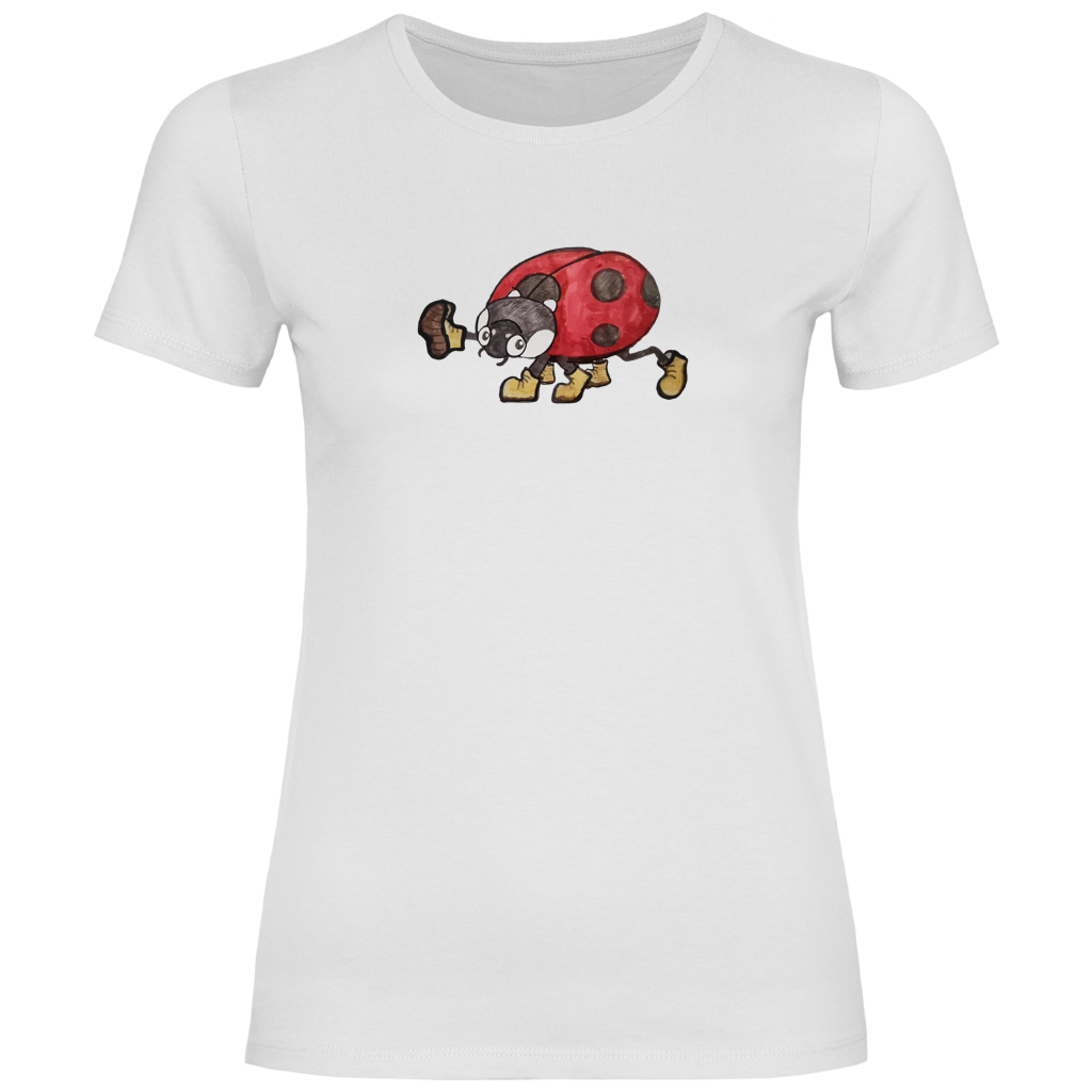 Damen T-Shirt Krabbelcrew - Der Marschierkäfer