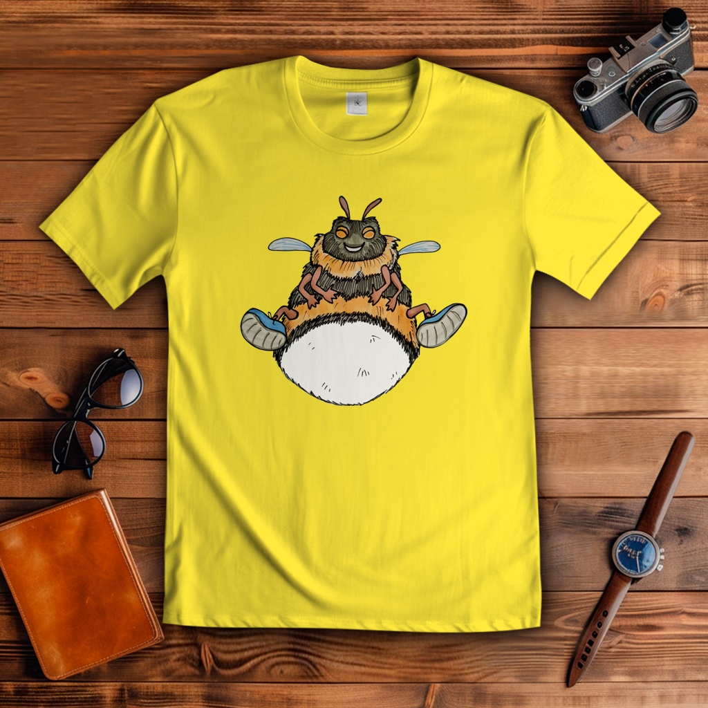 Herren T-Shirt Krabbelcrew Buddi die Hummel