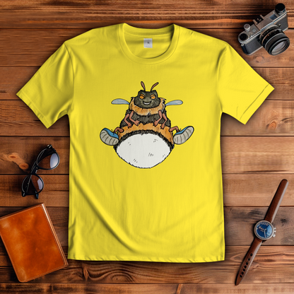 Herren T-Shirt Krabbelcrew Buddi die Hummel