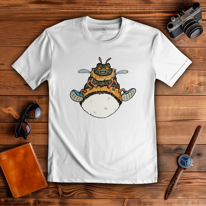 Herren T-Shirt Krabbelcrew Buddi die Hummel
