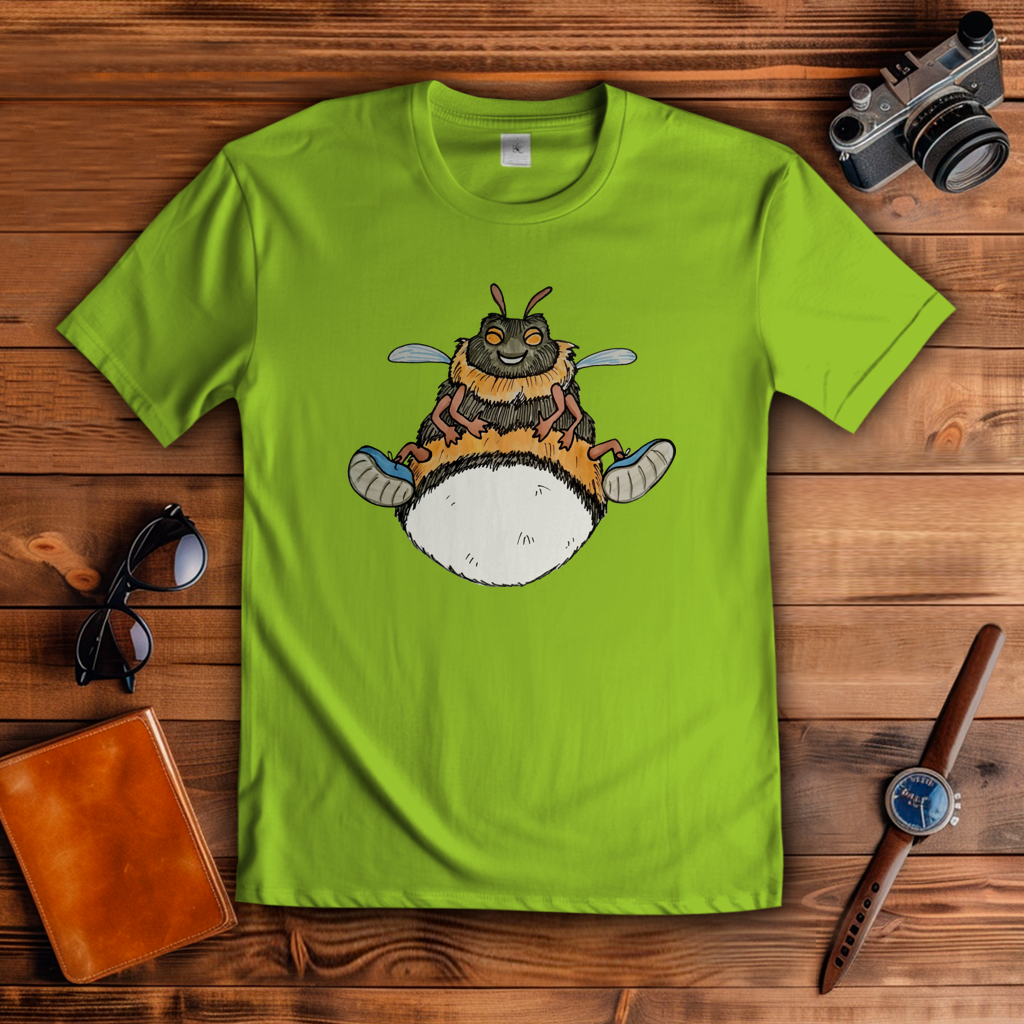 Herren T-Shirt Krabbelcrew Buddi die Hummel