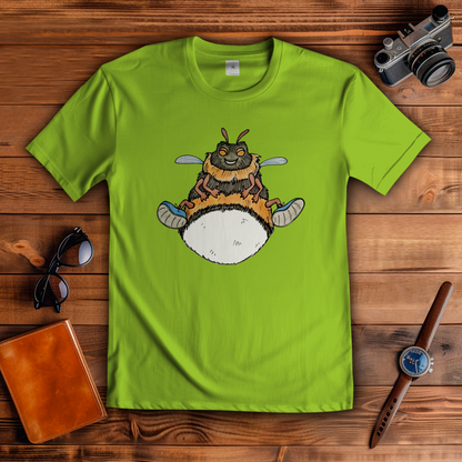 Herren T-Shirt Krabbelcrew Buddi die Hummel