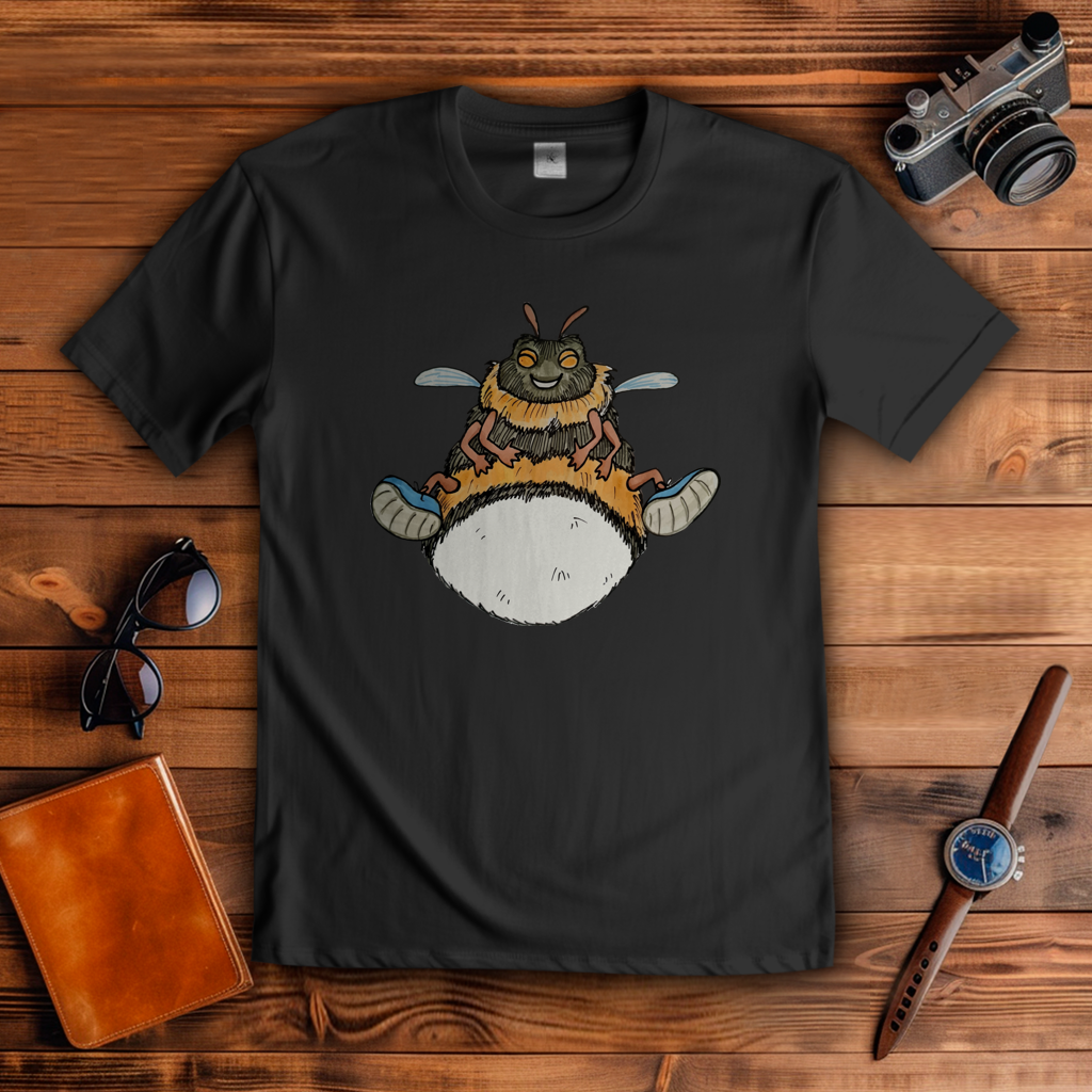 Herren T-Shirt Krabbelcrew Buddi die Hummel