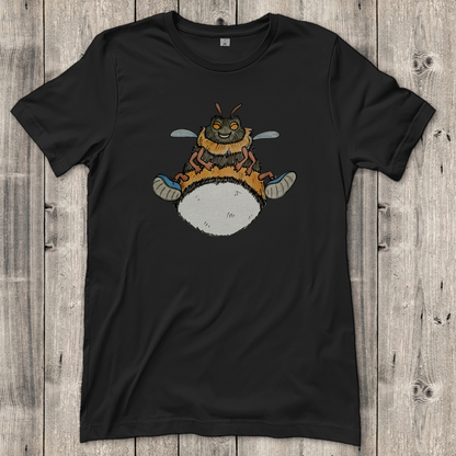 Damen T-Shirt Krabbelcrew Buddi die Hummel