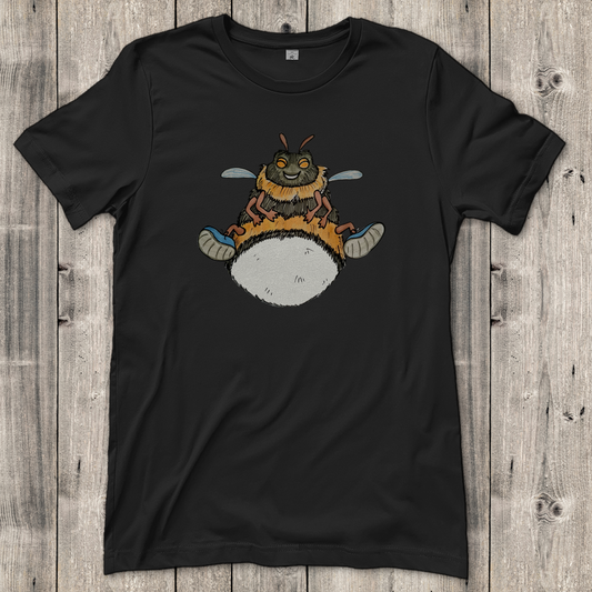 Damen T-Shirt Krabbelcrew Buddi die Hummel