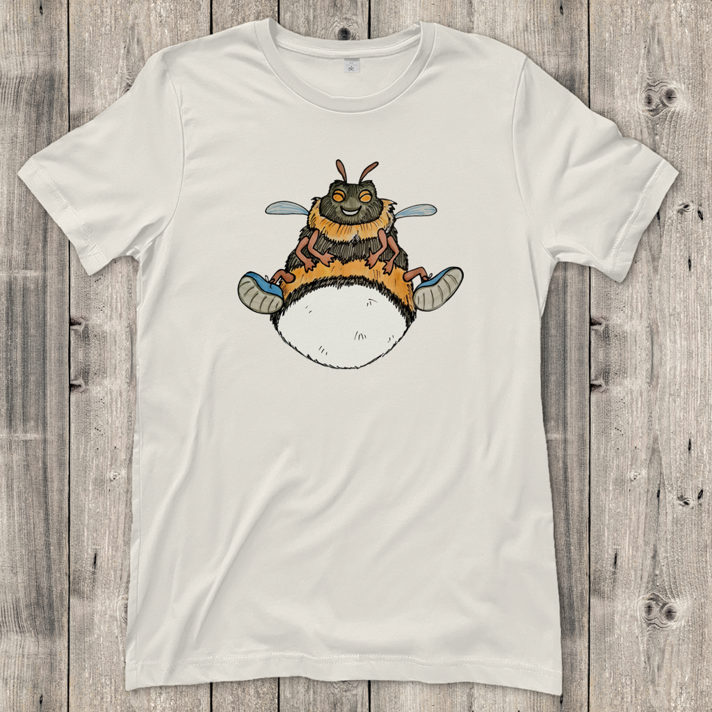 Damen T-Shirt Krabbelcrew Buddi die Hummel