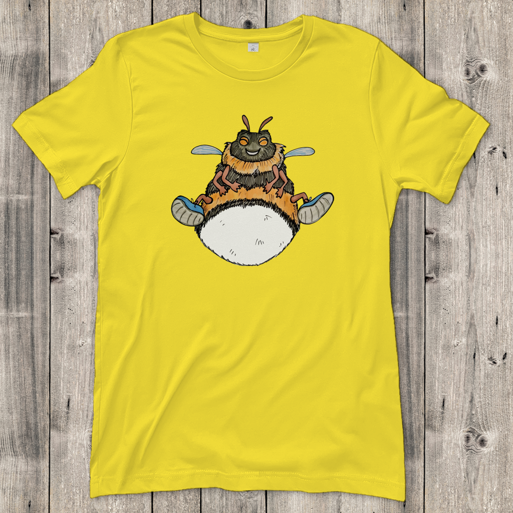 Damen T-Shirt Krabbelcrew Buddi die Hummel