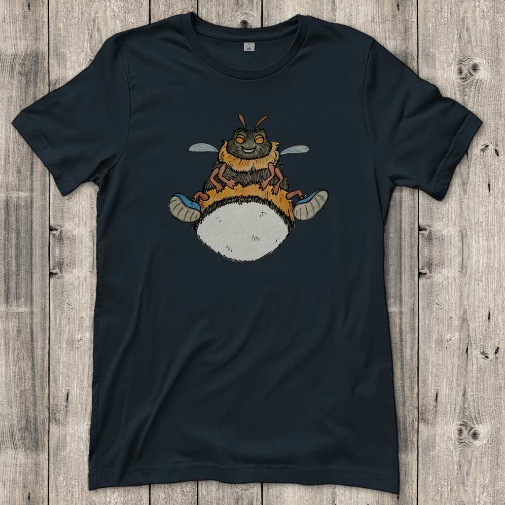 Damen T-Shirt Krabbelcrew Buddi die Hummel