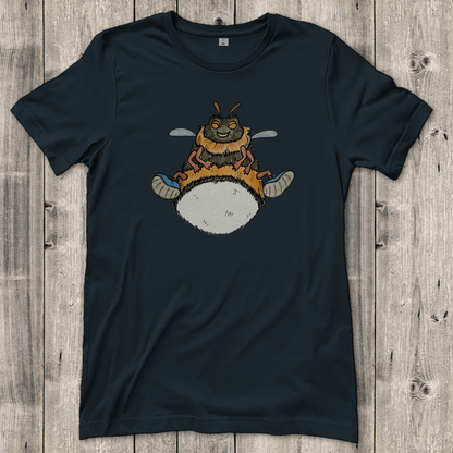 Damen T-Shirt Krabbelcrew Buddi die Hummel
