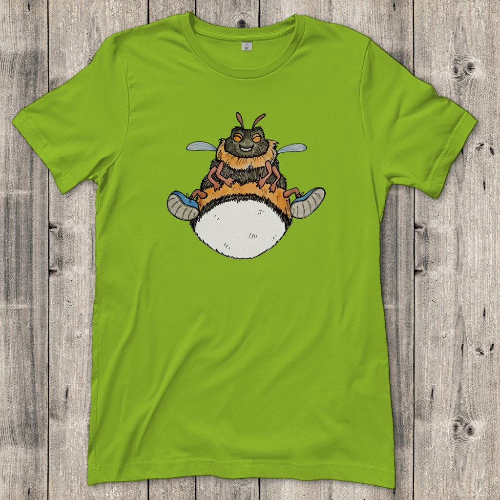 Damen T-Shirt Krabbelcrew Buddi die Hummel