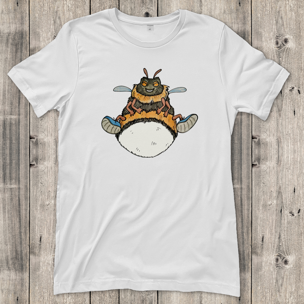 Damen T-Shirt Krabbelcrew Buddi die Hummel